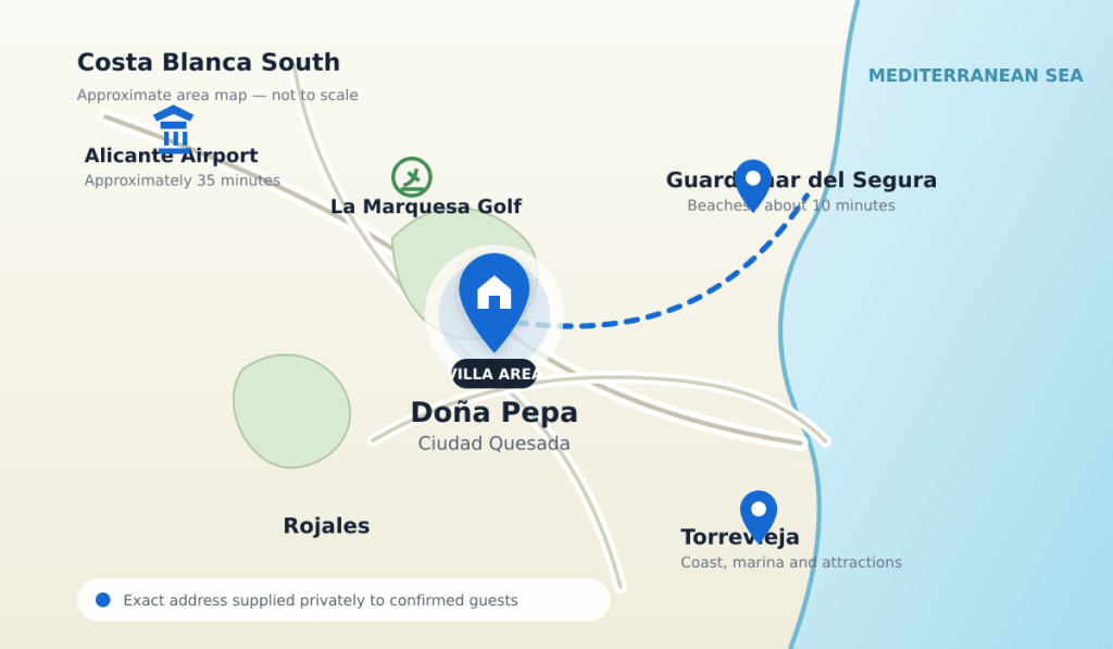 Quesada Dream Villa Location