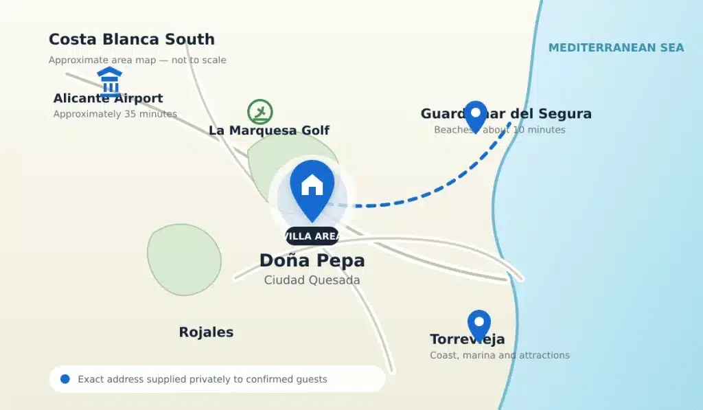 Quesada Dream Villa Location